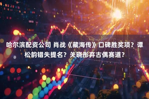 哈尔滨配资公司 肖战《藏海传》口碑胜奖项？谭松韵错失提名？关晓彤弃古偶赛道？